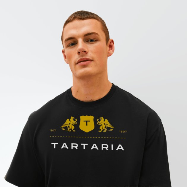 T-shirt noir Tartaria